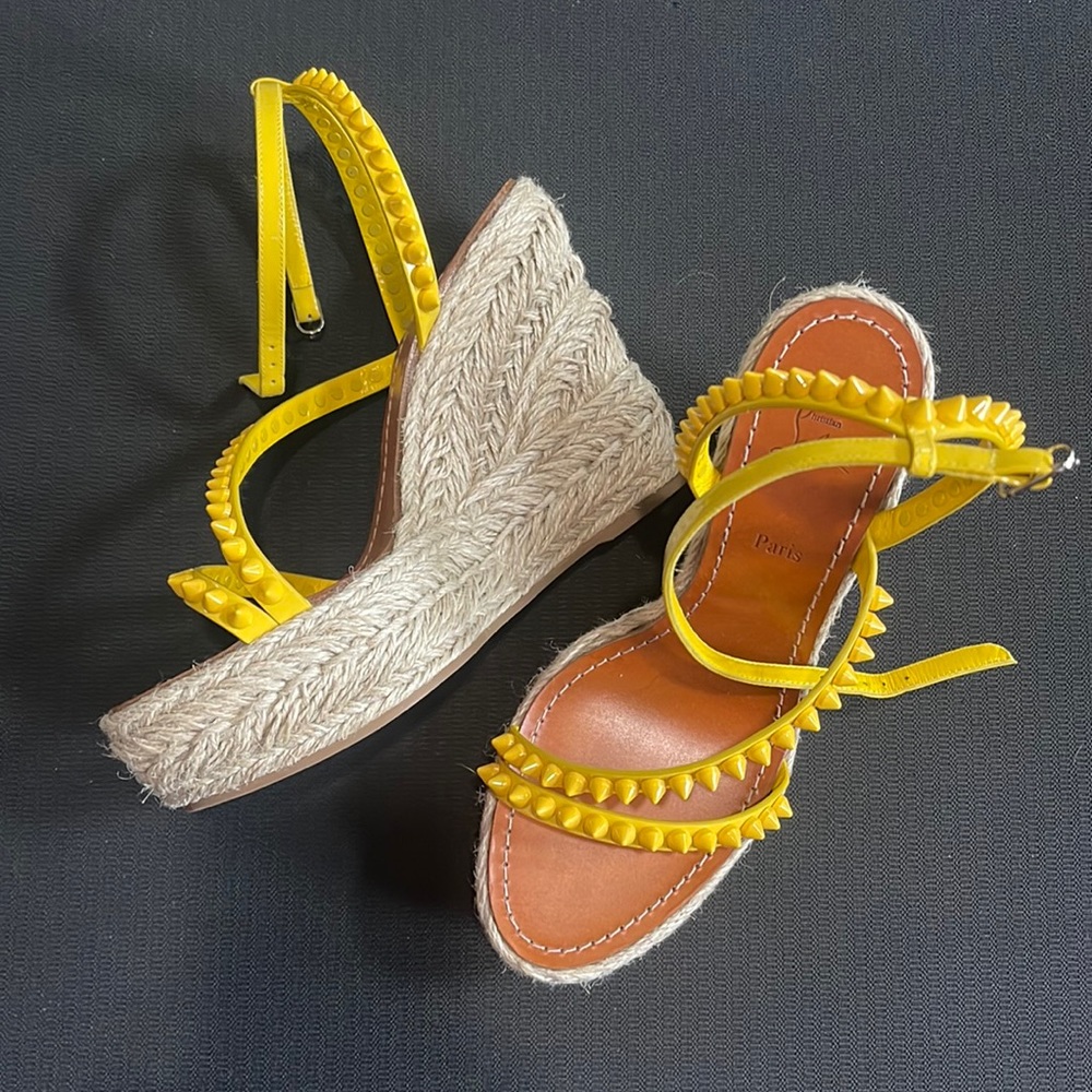 Louboutin wedges